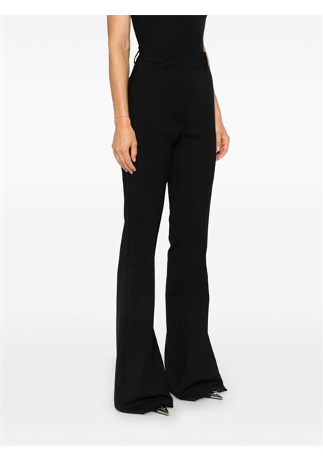 Pantalone flare in misto lana bice in nero Maxmara sportmax - donna MAXMARA SPORTMAX | 2422136014600003